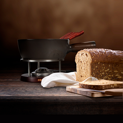 Maak kans op dit kaasfonduestel bij aankoop van Waldkorn<sup>®</sup>-brood